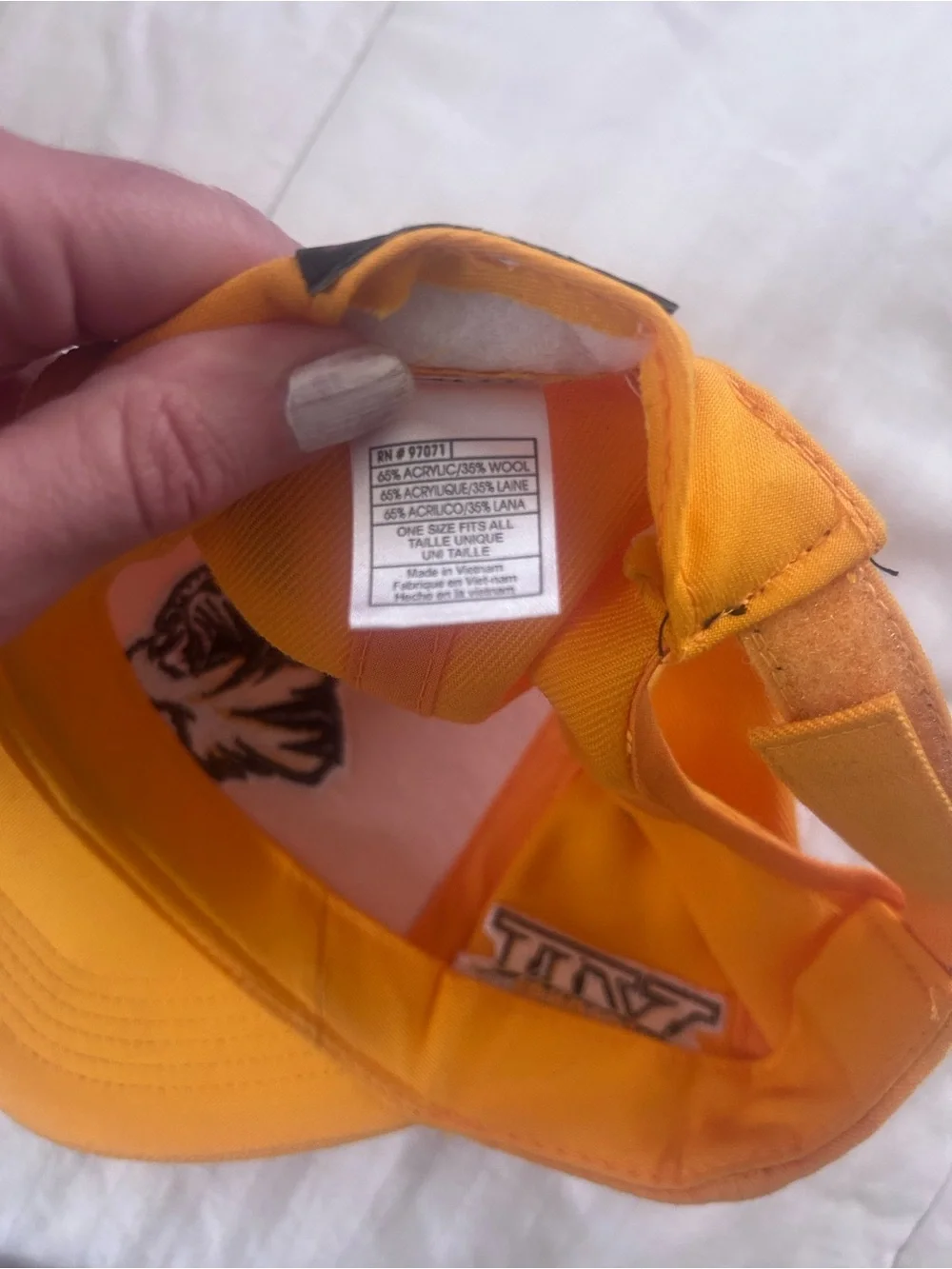 NWOT Mizzou University of Missouri Tiger hat baseball cap.